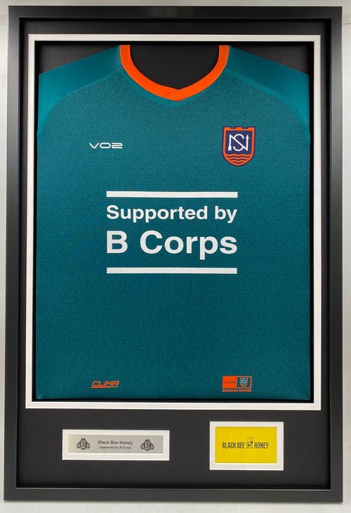 Framed B Corp Shirt & B Member Plaque (PRE-ORDER)